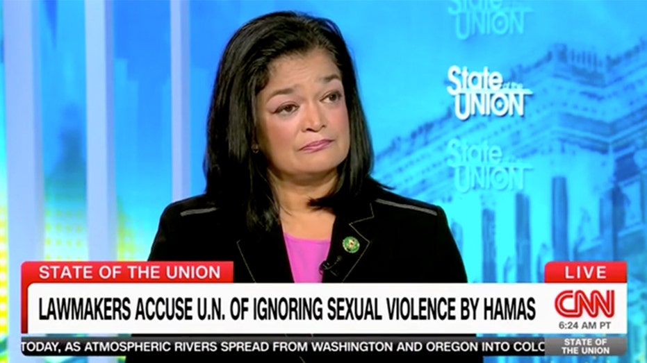 Jayapal lit up by women's groups for 'revolting' remarks on Hamas rapes: 'It is chilling'