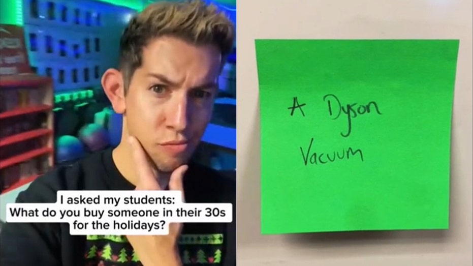 Students respond hilariously to teacher question about what to gift 30-somethings