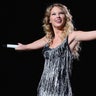 Taylor Swift performs during the Fearless Tour