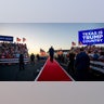 Donald Trump holds a rally in Waco, Texas.