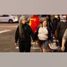 Shellyne Rodriguez walks along the street