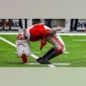 The Ohio State Buckeyes celebrate their victory over Youngstown State