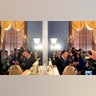Senator Mitt Romney speaks to the press