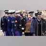 Rosalynn Carter's casket is carried during her funeral