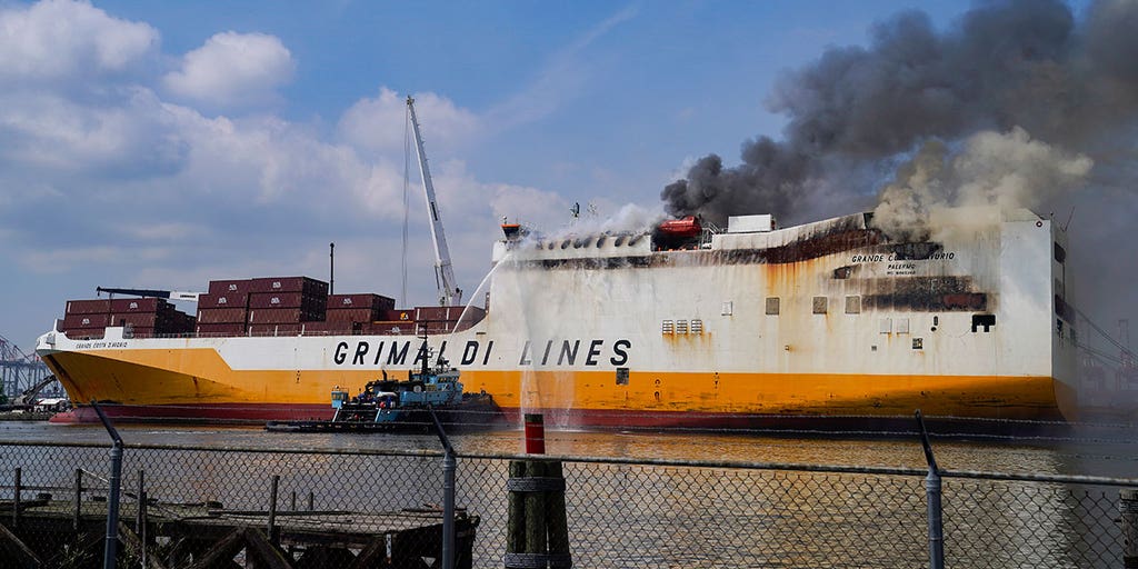 Federal investigation underway of Newark cargo ship fire that killed 2 - Vimarsana News