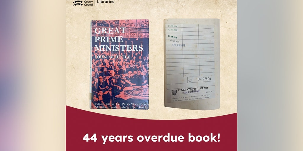 Book on prime ministers is returned to English library 44 years late: 'Can anyone top this?' - Vimarsana News