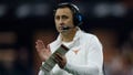 Head coach Steve Sarkisian of the Texas Longhorns looks on during the second quarter against the Washington Huskies during the CFP Semifinal Allstate Sugar Bowl at Caesars Superdome on January 01, 2024 in New Orleans, Louisiana.