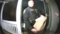 Kane County, Illinois deputy Milner delivered a DoorDash order after the driver was arrested during a traffic stop on Jan. 14, 2024.