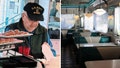 A U.S. Navy veteran visits a Florida cafe each day for breakfast and even helps the staff with small tasks.