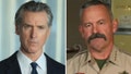L - Gavin Newsom, R - Chad Bianco