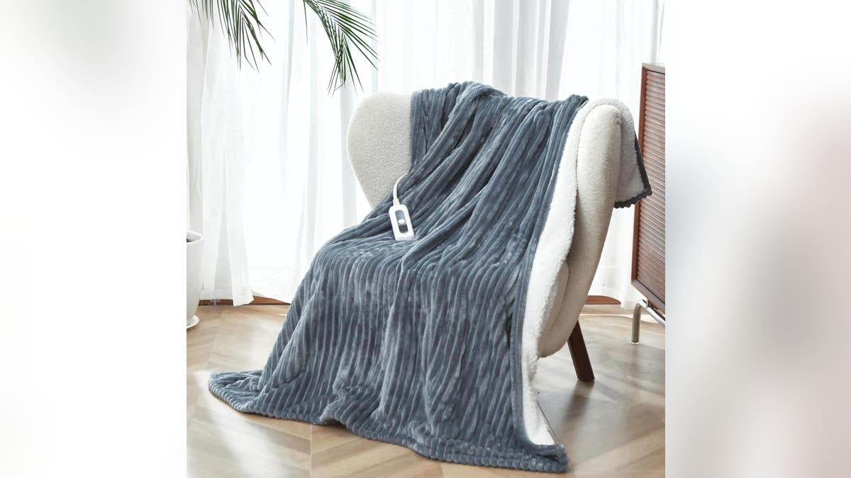 Turn up the heat and stay toasty with an electric blanket. 