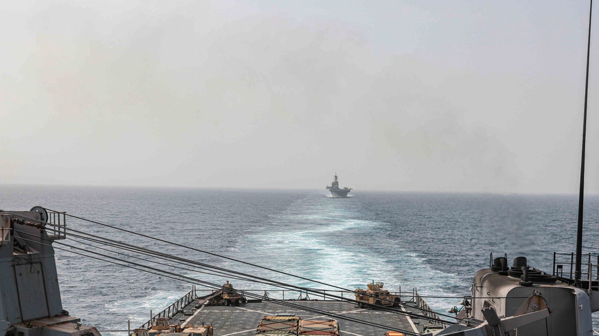 American ships in Red Sea