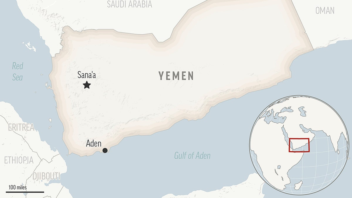 Mapa de Yemen