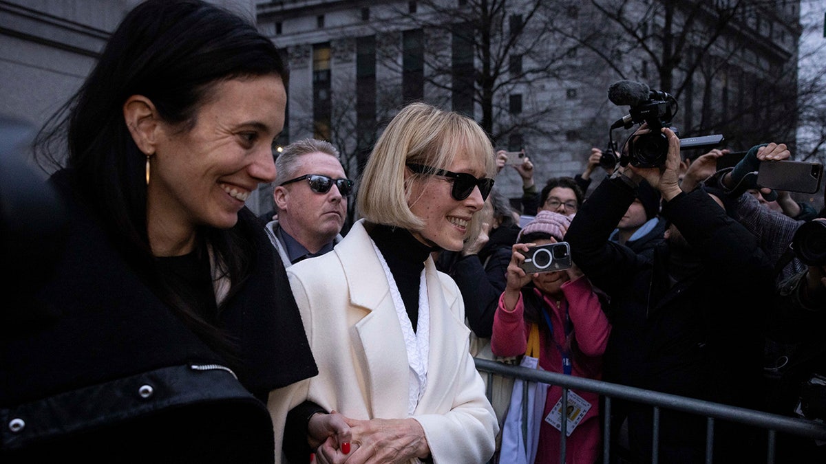 E. Jean Carroll leaves NYC federal court after win against Trump