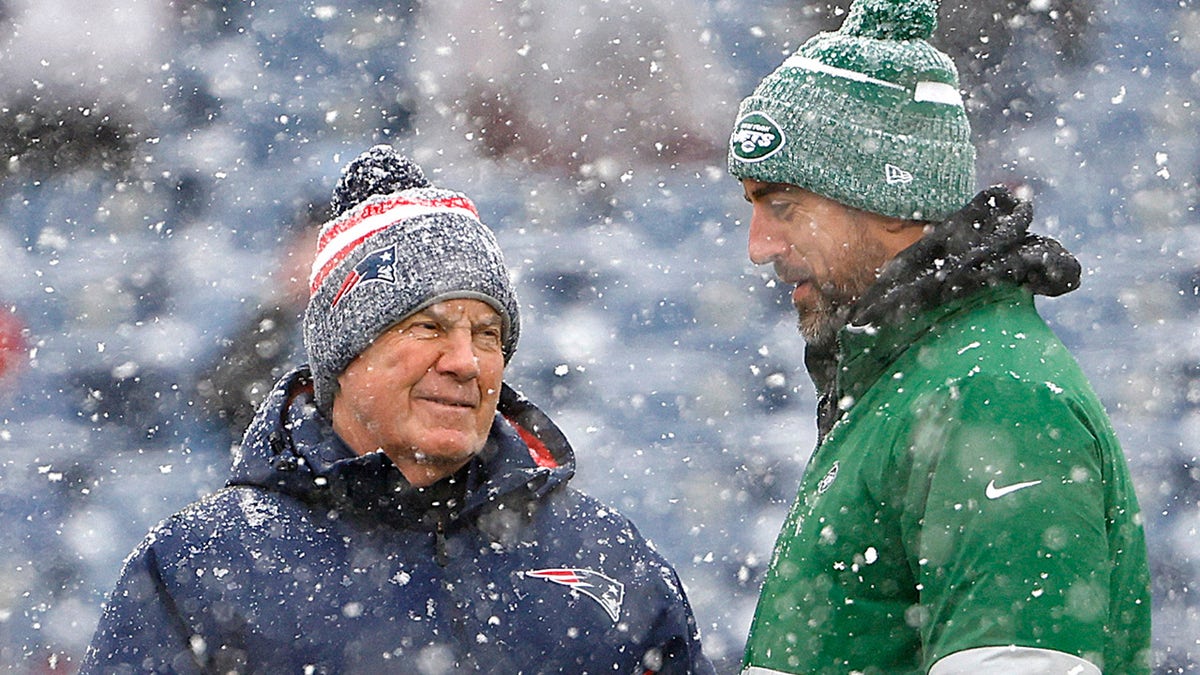 Bill Belichick and Aaron Rodgers