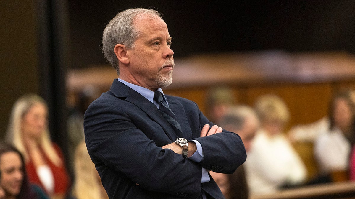 Prosecutor Creighton Waters listens to Judge Jean Toal during the Alex Murdaugh jury-tampering hearing at the Richland County Judicial Center