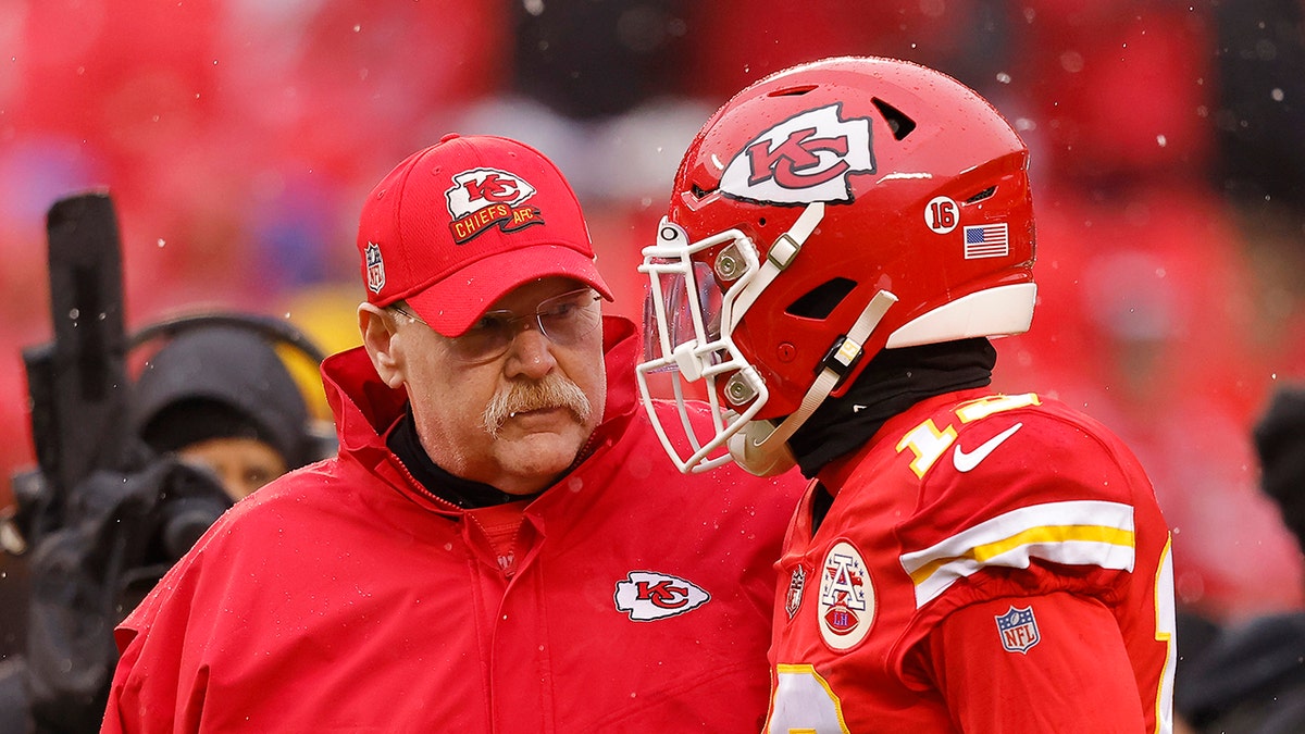 Andy Reid and Kadarius Toney talk