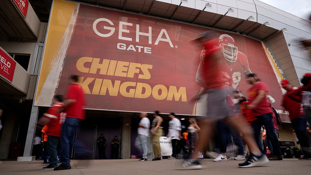 Chiefs taraftarları stadyuma girdi