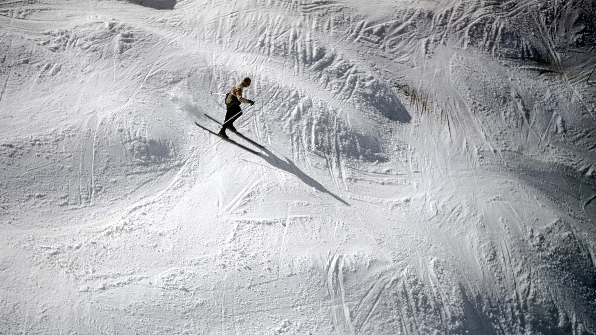 Person Skiing in Aspen, CO