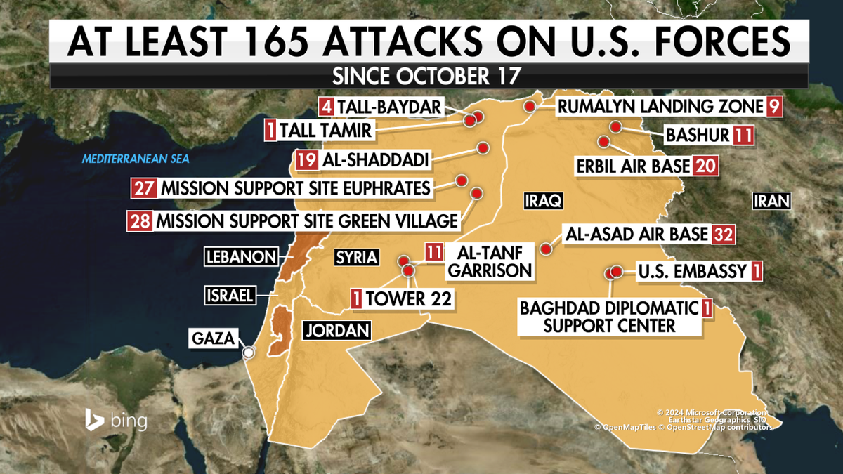 map 165 attacks on us forces