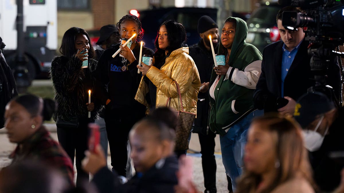 People attend Baltimore vigil