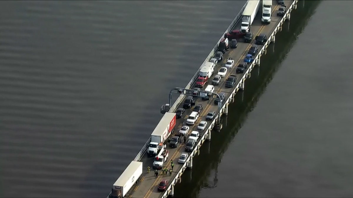 Chesapeake Bay Bridge Westbound Shut Down Following Massive Vehicle   Bay Area Bridge Traffic 