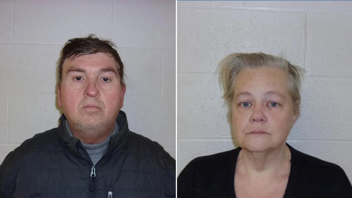 Mugshots of Keith and Candy Holt