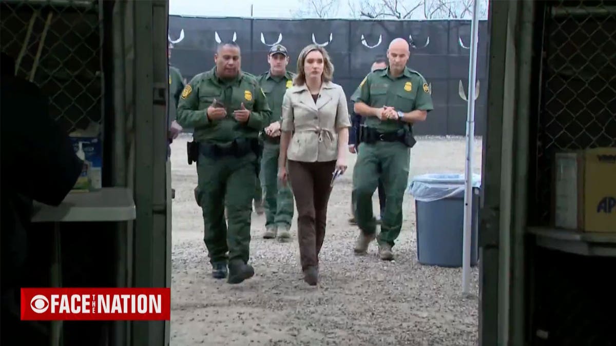 Margaret Brennan at border facility