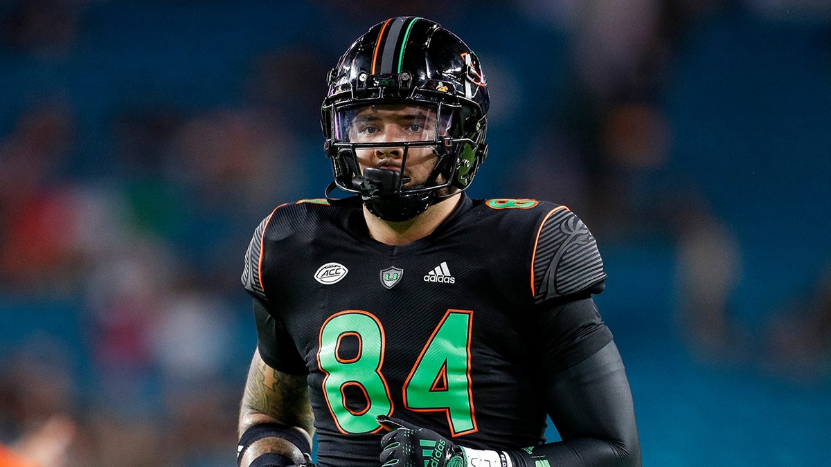 Miami tight end Cam McCormick returns to play his final year of college  football | Fox News