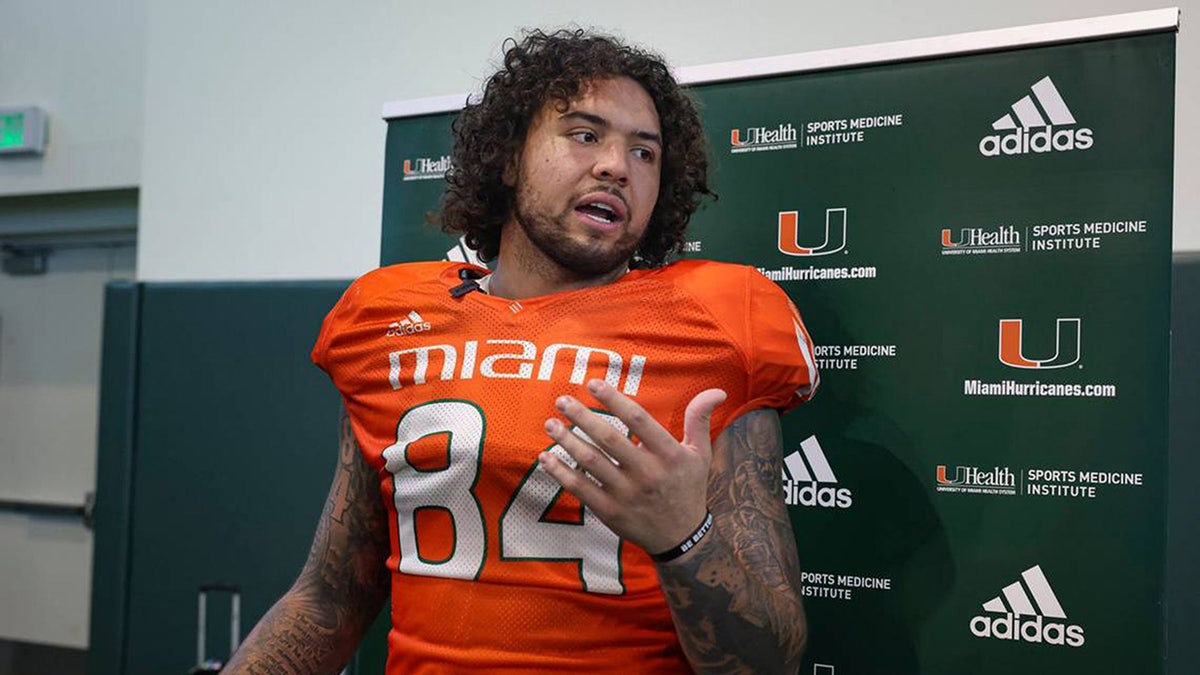 Miami tight end Cam McCormick returns to play his final year of college  football | Fox News