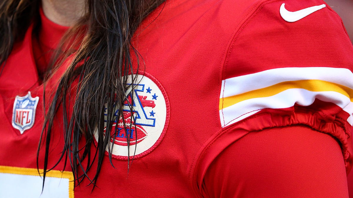 Patch on a Chiefs jersey 