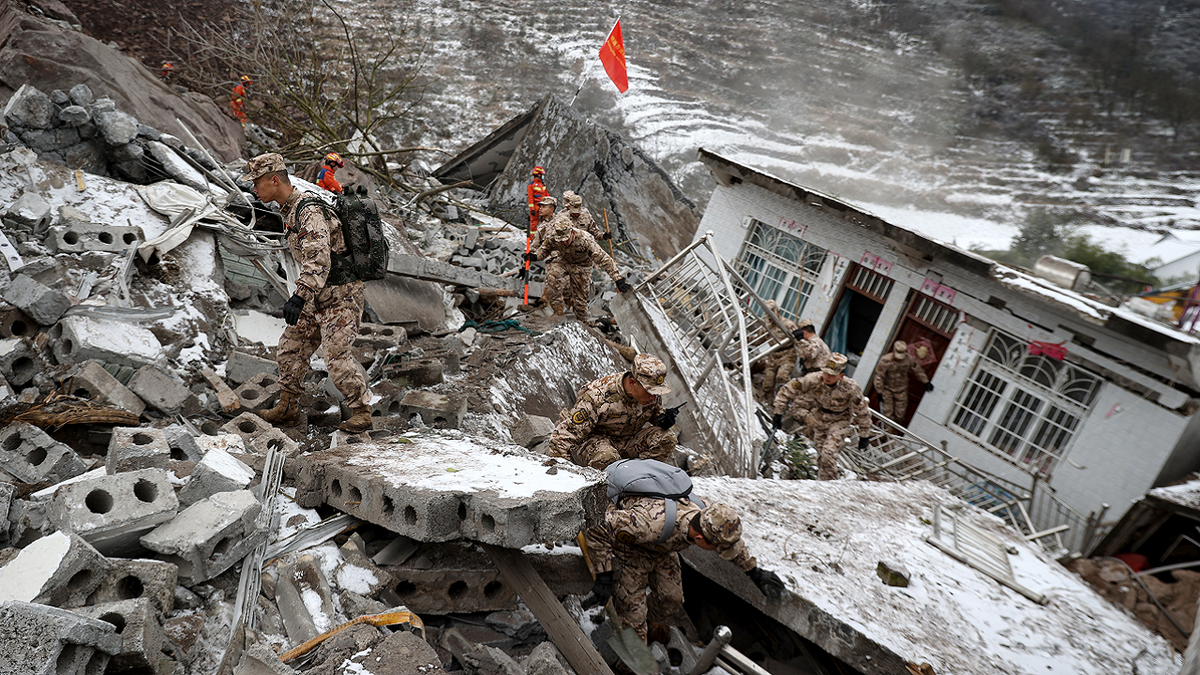 Death Toll In China Landslide Rises To 25 As More Than 1 000 First   China Landslide 3 