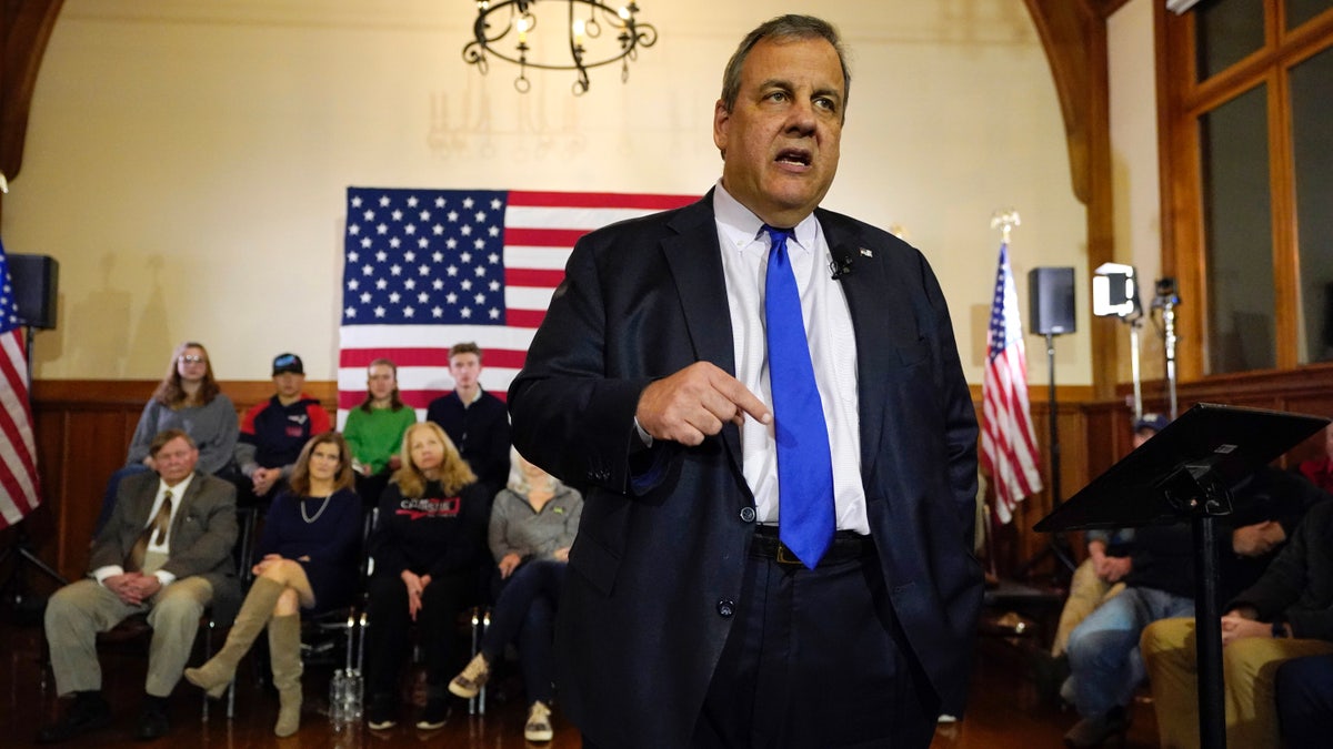 Chris Christie Drops Out Of 2024 Race Takes Shots At Haley While   Chris Christie Suspends Campaign Windham NH Jan. 10 2024 