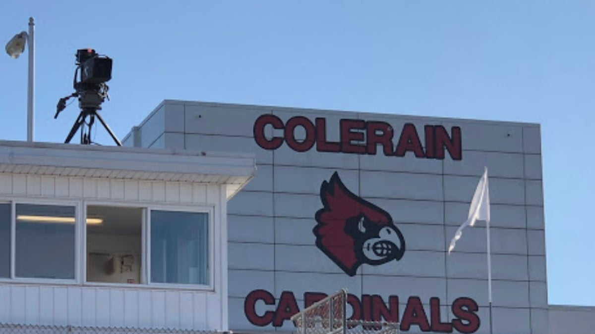 Outside view of Colerain High School in Cincinnati