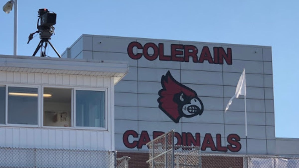 Outside view of Colerain High School in Cincinnati