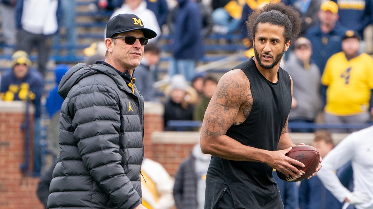 Colin Kaepernick e Jim Harbaugh