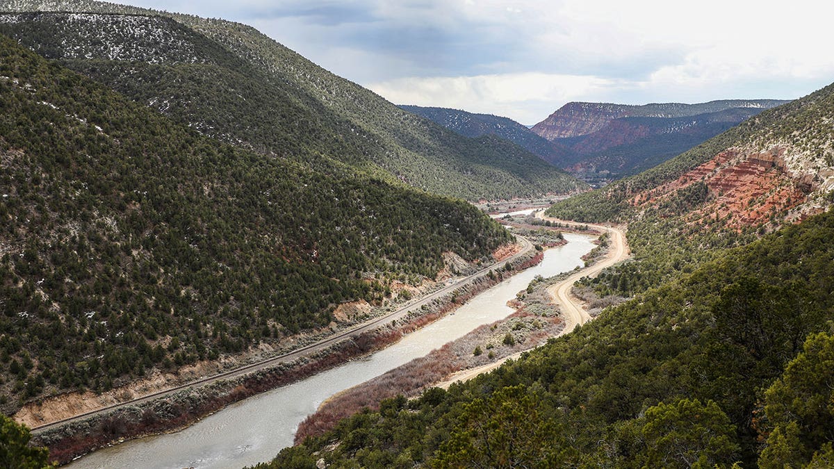 Colorado River runs