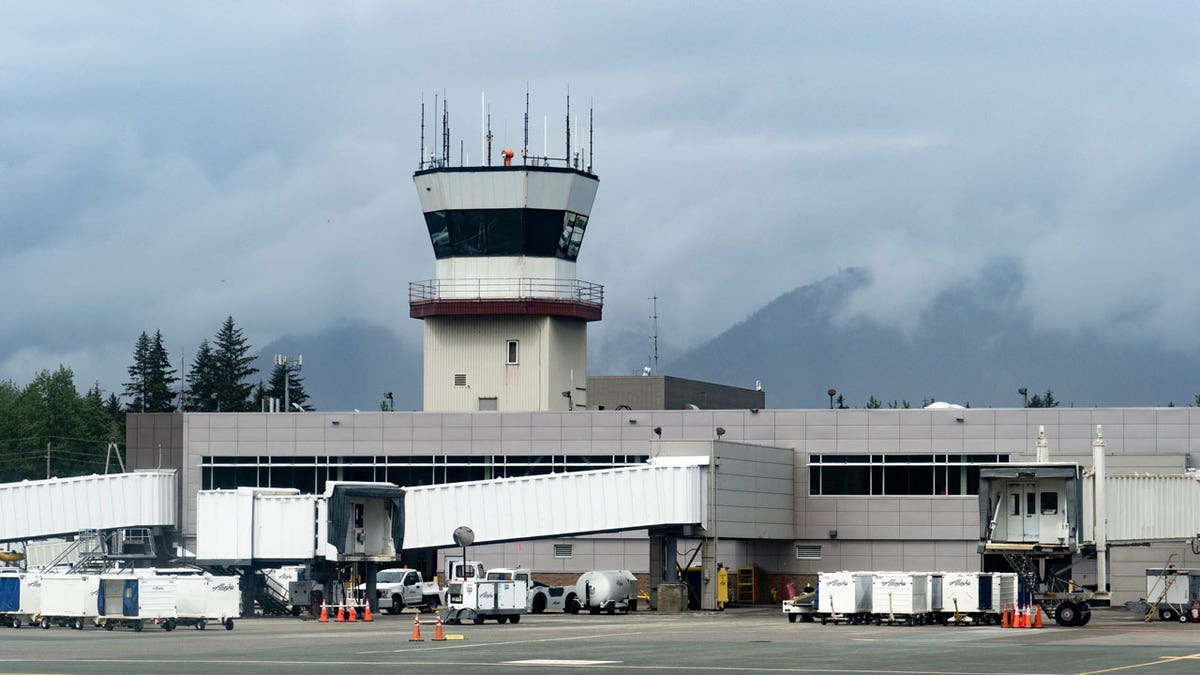 Control tower at Juneau airport