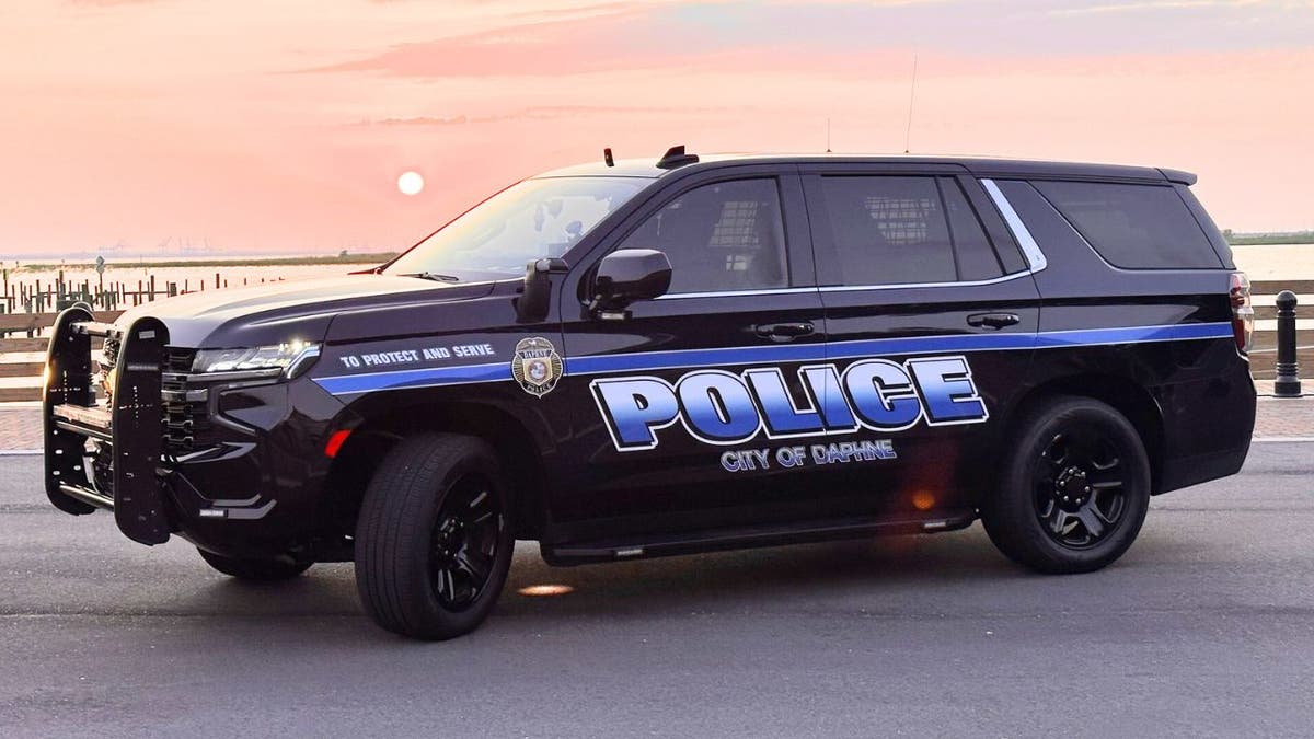 A Daphne Police Department patrol vehicle