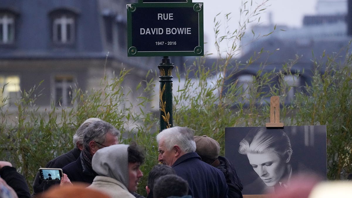 David Bowie street sign