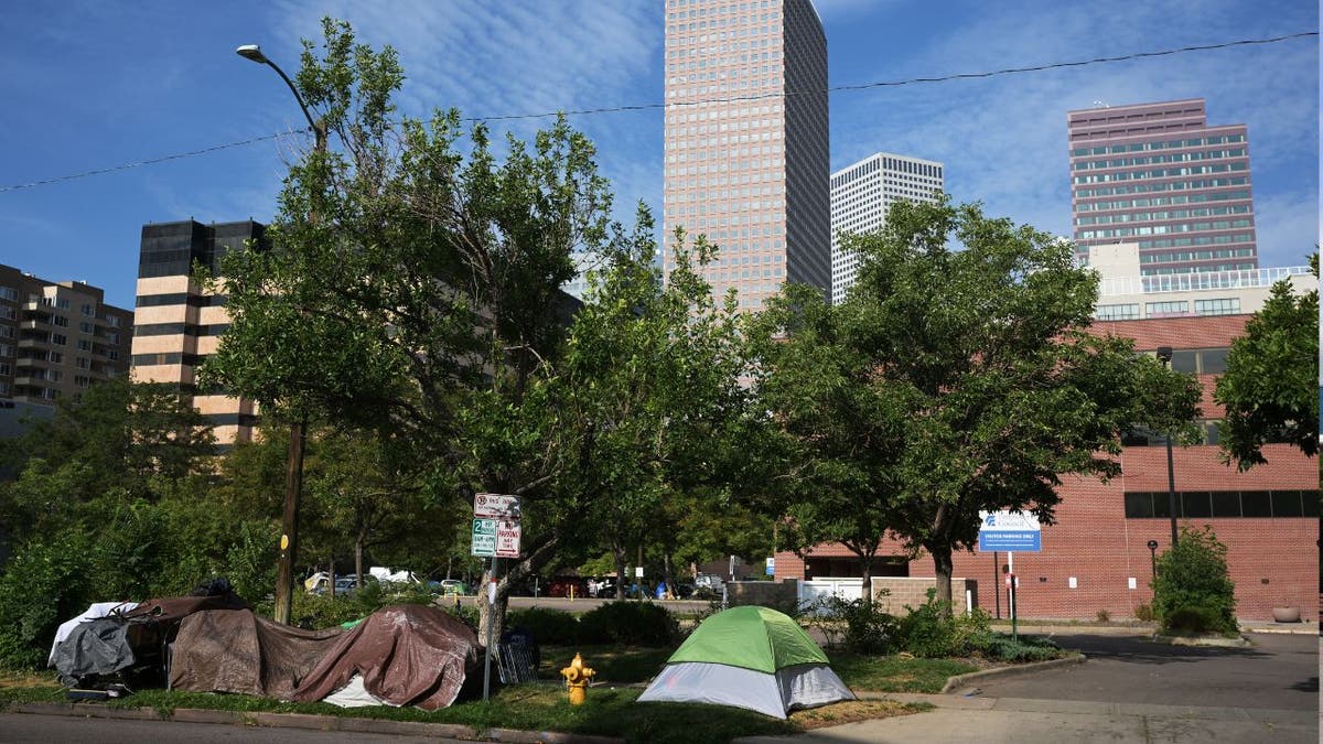 Homeless encampment Denver