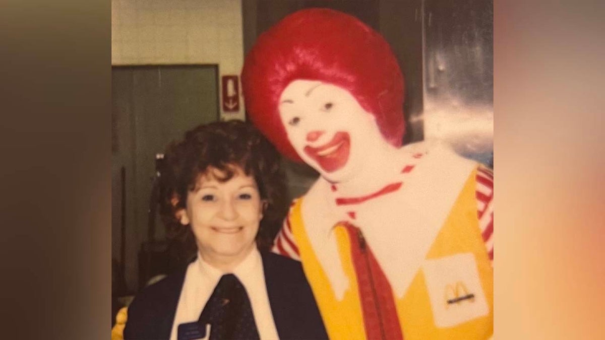 Dot Sharp with Ronald McDonald