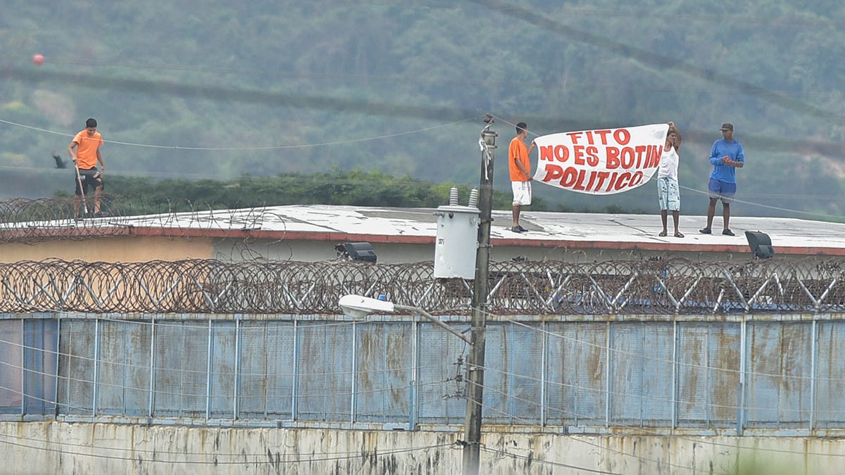 Prisoner protest in Ecuador