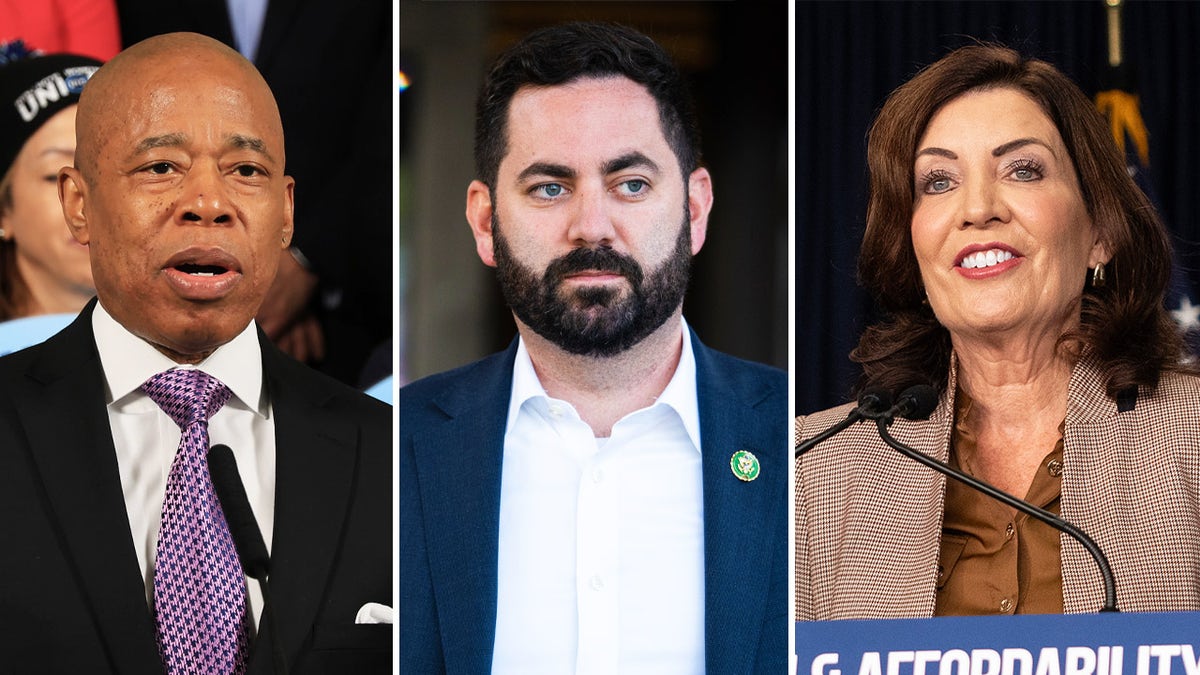 Eric Adams, Mike Lawler, Kathy Hochul split