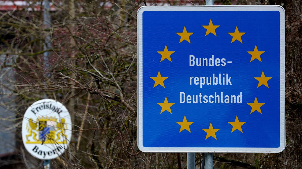 German border sign