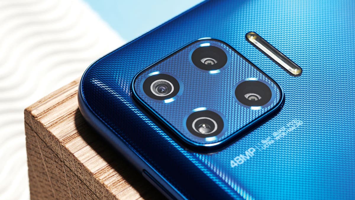 Smartphone with four cameras