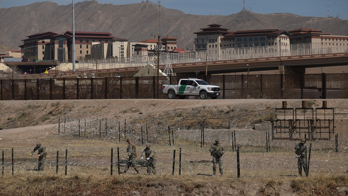 Officials at the southern border with Mexico