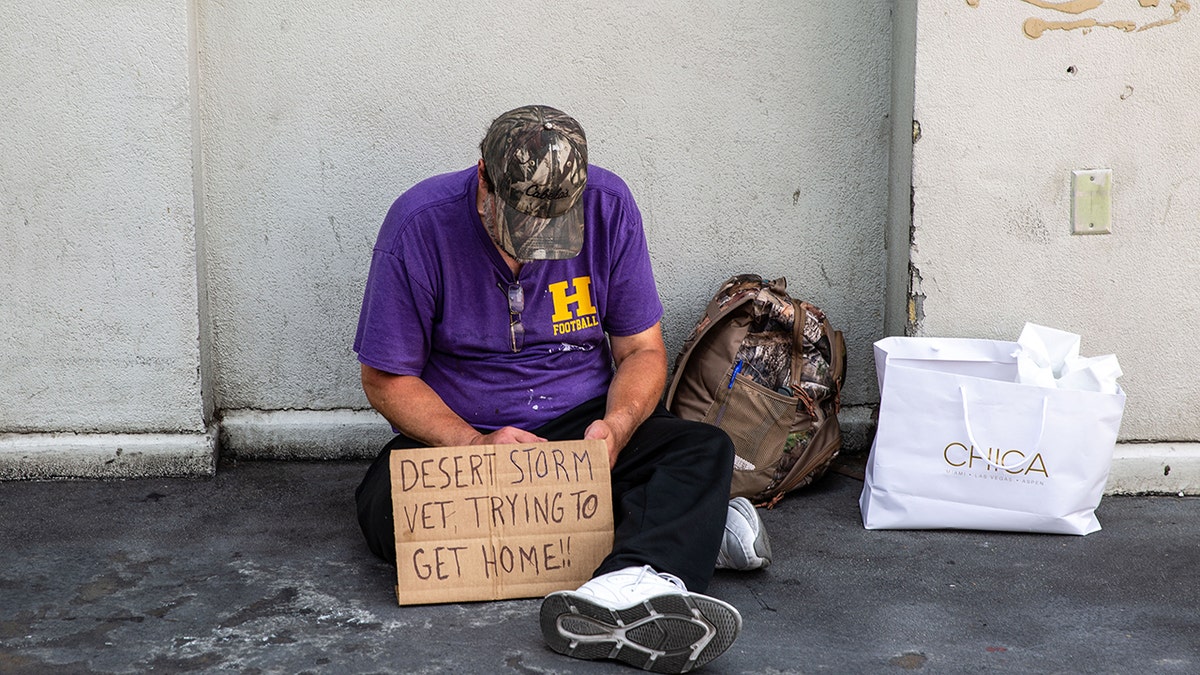 las vegas homeless veteran