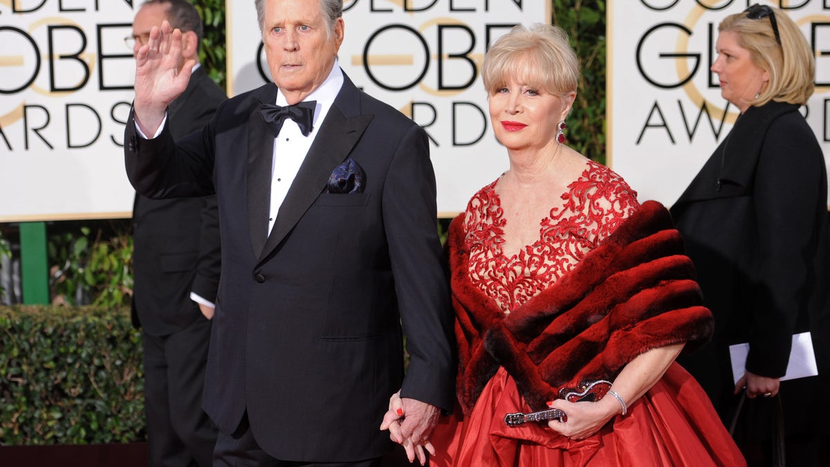 Brian and Melinda Wilson at the Golden Globes