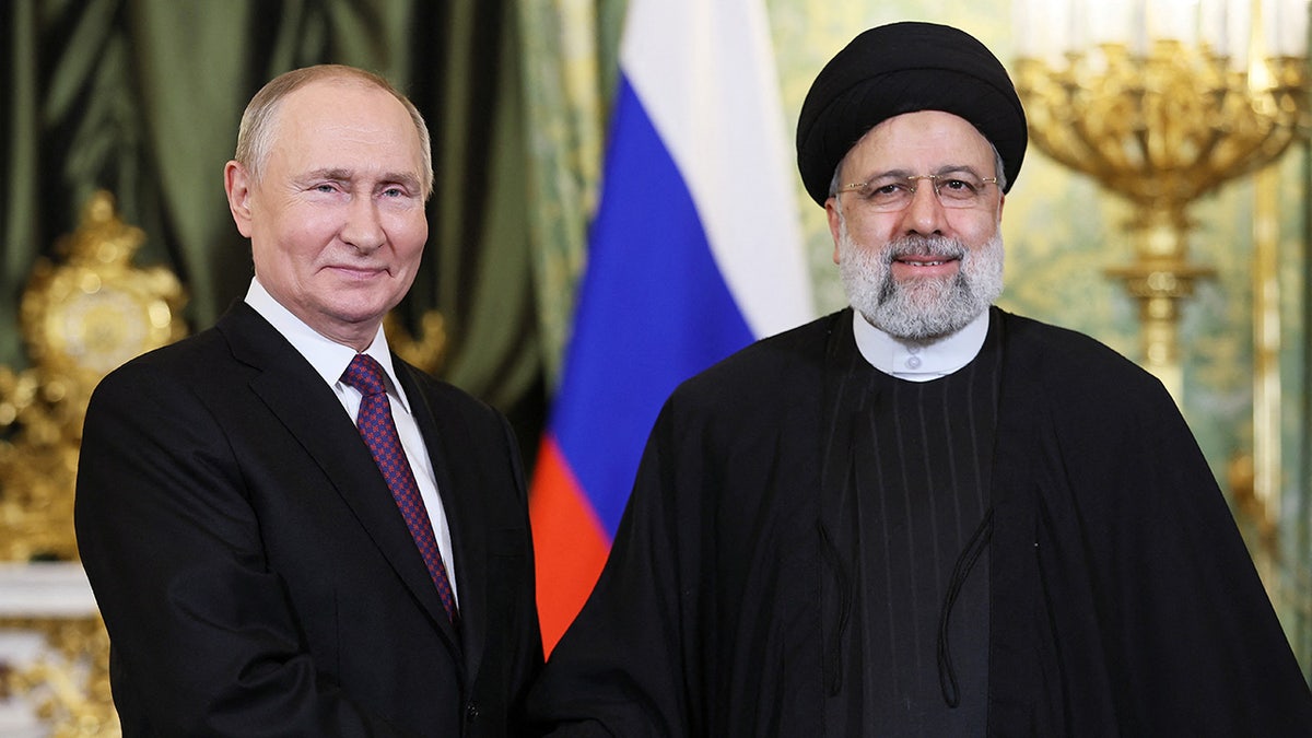 Putin and Iran president in Moscow